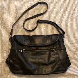 The Sak Black leather bag